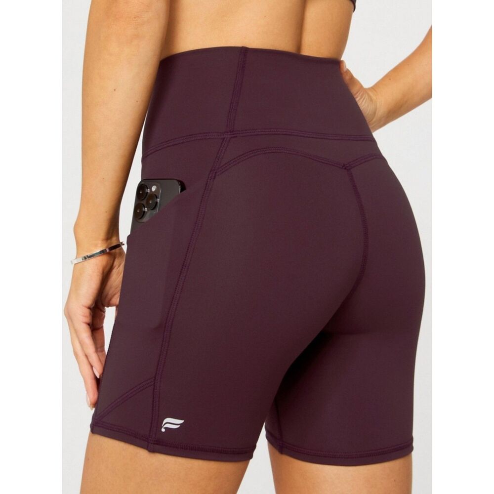 Fabletics High Waisted PureLuxe Oasis 6” w/ Pockets Workout / Yoga / Biking